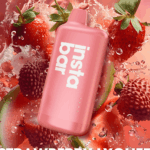 Strawberry Lychee Watermelon INSTA BAR WOOYEAH 10K Puffs disposable vape Australia premium