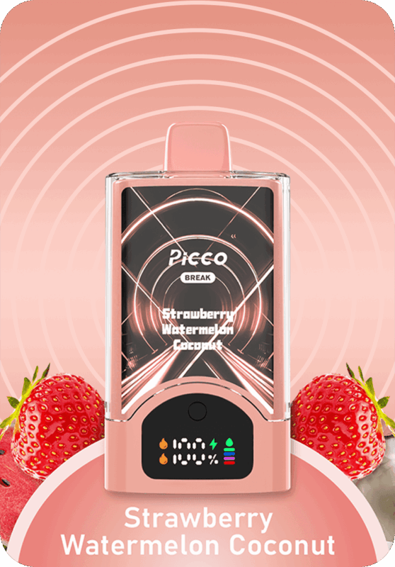 Strawberry Watermelon Coconut Break PICCO 30K Puffs Australia high capacity disposable vape 30000 puffs