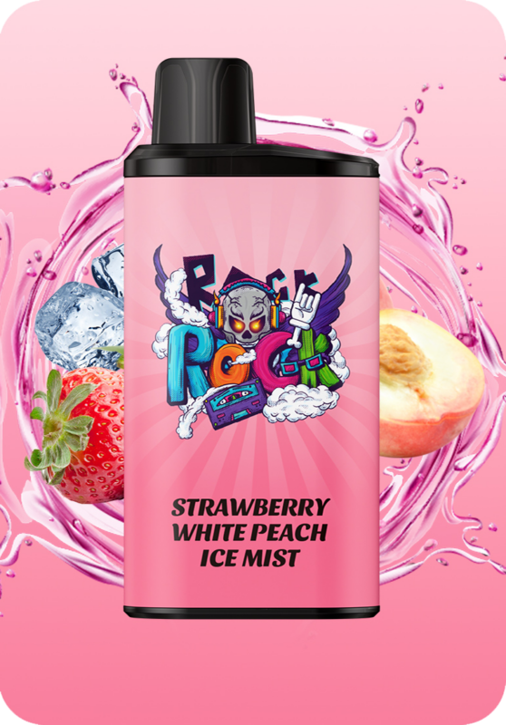 Strawberry White Peach Ice Mist IGET Bar Pro 10000 puffs double mesh coil rechargeable disposable vape Australia stock