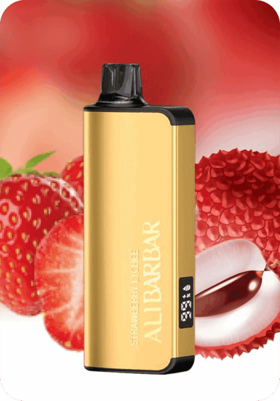 ALIBARBAR 9000 Puffs Strawberry Lychee disposable vape Australia