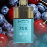 HQD Glow Air 70K Blue Razz Cherry flavor 70000 puffs smart screen Australia