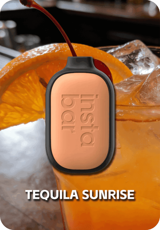 Tequila Sunrise INSTABAR 7500 puffs WT7500 smart screen vape Australia stock