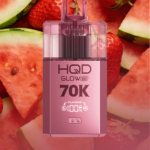 HQD Glow Air 70K Watermelon Bubblegum flavor 70000 puffs 4-in-1 vape Australia