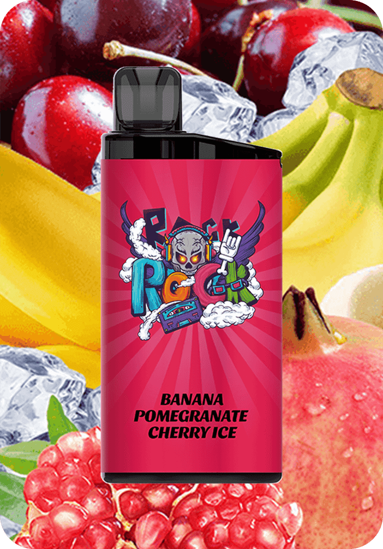 banana pomegranate cherry ice Banana Pomegranate Cherry Ice IGET Bar 3500 Puffs Disposable Vape Australia