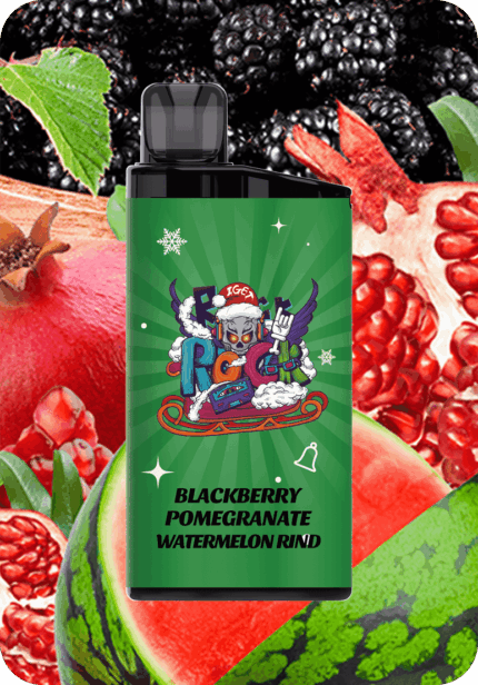 Blackberry Pomegranate Watermelon Rind IGET BAR Australia 3500 puffs disposable vape