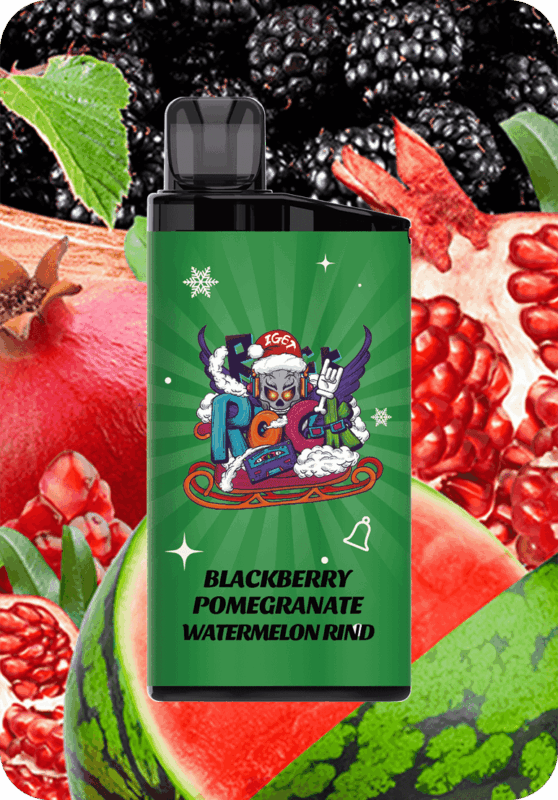Blackberry Pomegranate Watermelon Rind IGET BAR Australia 3500 puffs disposable vape