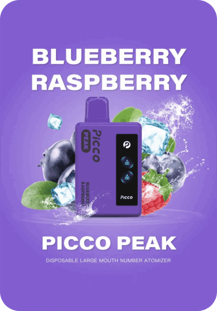Blueberry Raspberry Peak PICCO 6K Australia 6000 puffs disposable vape