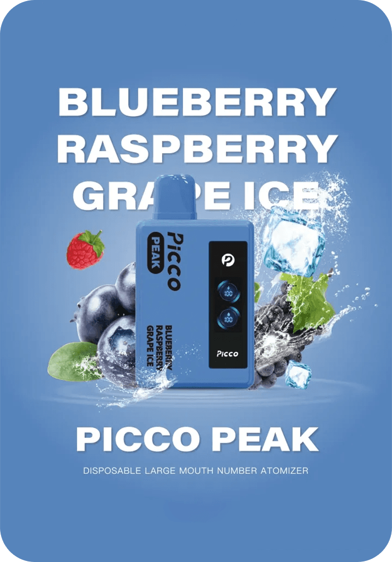 blueberry raspberry grape ice PICCO PEAK 6K Australia 6000 puffs disposable vape