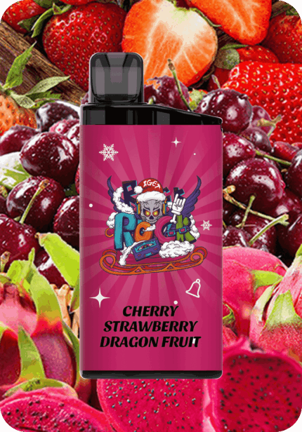 Cherry Strawberry Dragon Fruit IGET Bar 3500 Puffs Disposable Vape Australia Stock