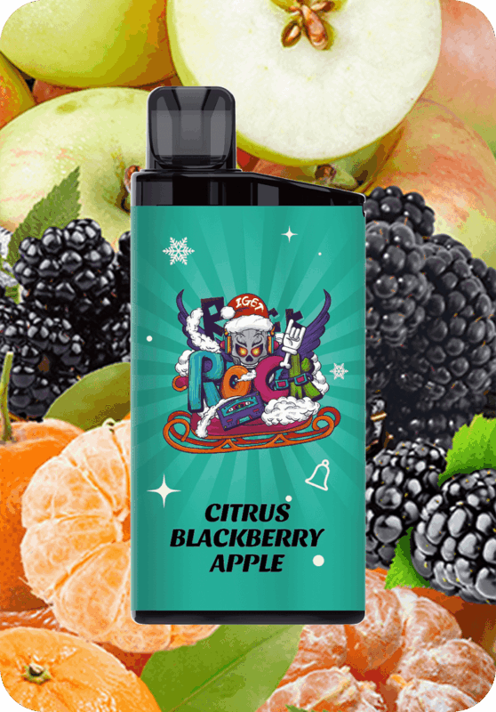Citrus Blackberry Apple IGET Bar 3500 Puffs Disposable Vape Australia Genuine Stock