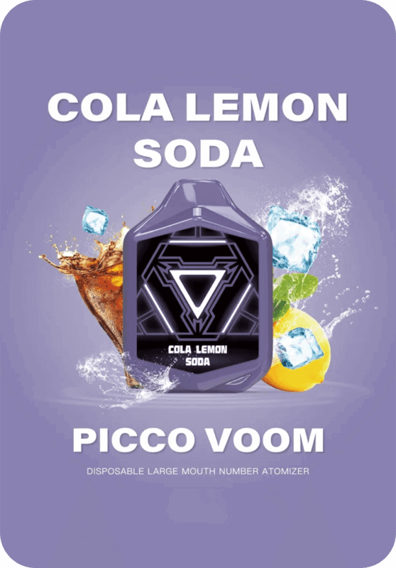 Rechargeable disposable vape AU Cola Lemon Soda Voom PICCO 7000 Puffs