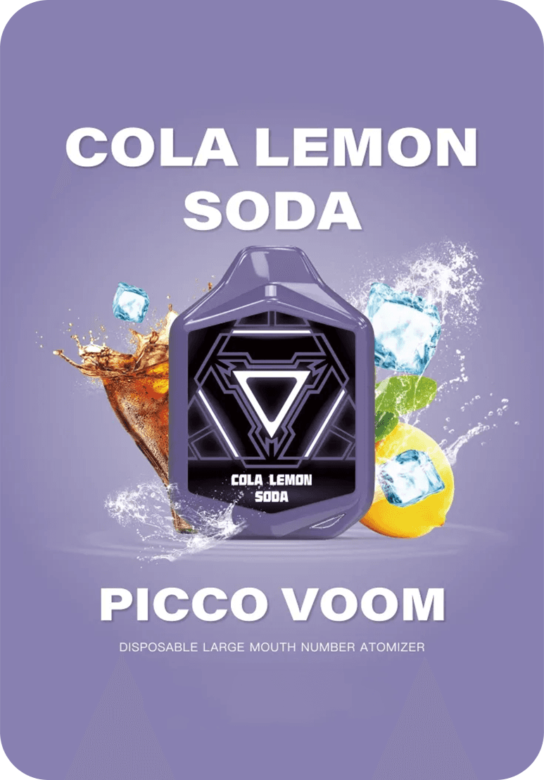 cola lemon soda Rechargeable disposable vape AU Cola Lemon Soda Voom PICCO 7000 Puffs