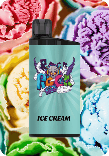 Ice Cream IGET Bar 3500 Puffs Creamy Dessert Flavor Australia Stock