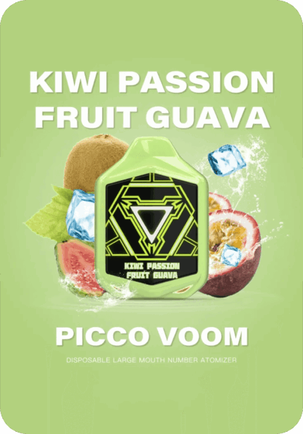 Kiwi Passion Fruit Guava Voom PICCO 7K Australia 7000 puffs disposable vape