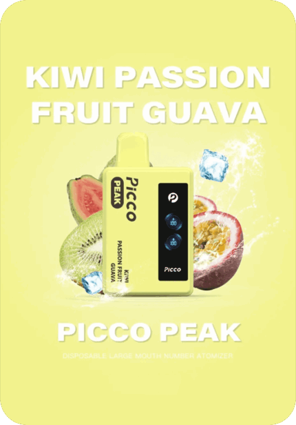 Kiwi Passion Fruit Guava Peak PICCO 6K Australia 6000 puffs disposable vape