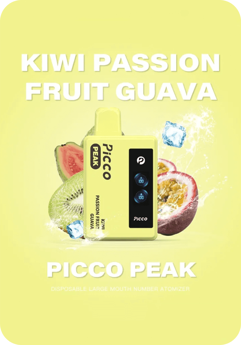 kiwi passion fruit guava Kiwi Passion Fruit Guava Peak PICCO 6K Australia 6000 puffs disposable vape