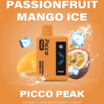 Passion Fruit Mango Ice Peak PICCO 6K Australia 6000 puffs disposable vape