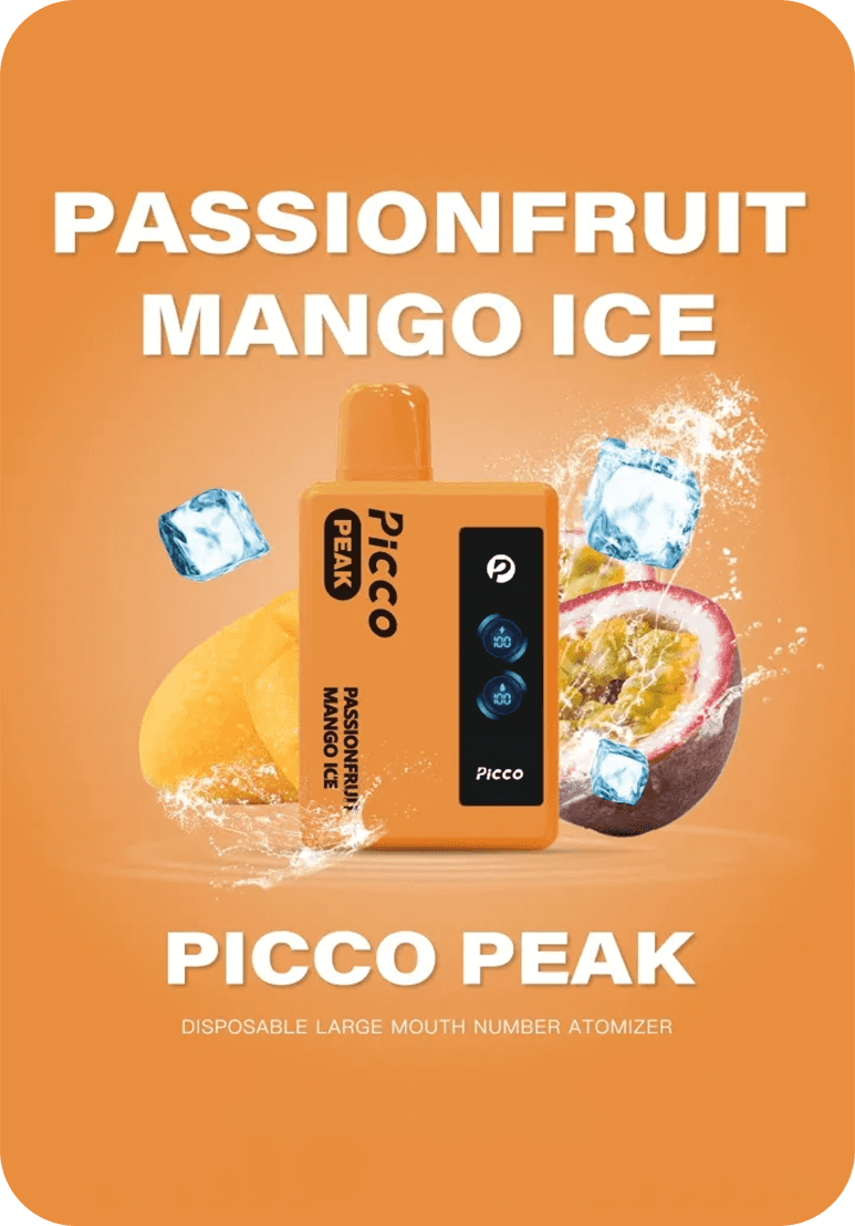 passionfruit mango ice Passion Fruit Mango Ice Peak PICCO 6K Australia 6000 puffs disposable vape