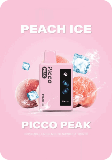 Peach Ice Peak PICCO 6K Australia 6000 puffs disposable vape