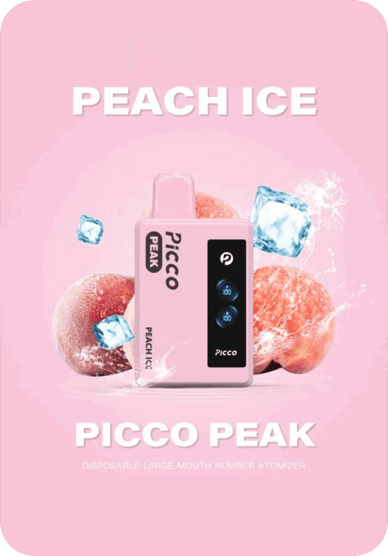 Peach Ice Peak PICCO 6K Australia 6000 puffs disposable vape