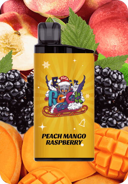Peach Mango Raspberry IGET Bar 3500 puffs mixed fruit disposable vape Australia stock
