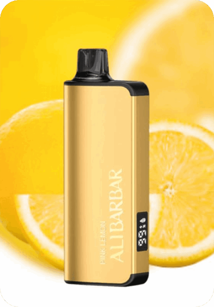 Alibarbar 9000 Pink Lemon flavor 9K puffs disposable vape Australia