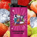 Strawberry Lychee Ice IGET Bar 3500 puffs sweet strawberry exotic lychee disposable vape Australia stock