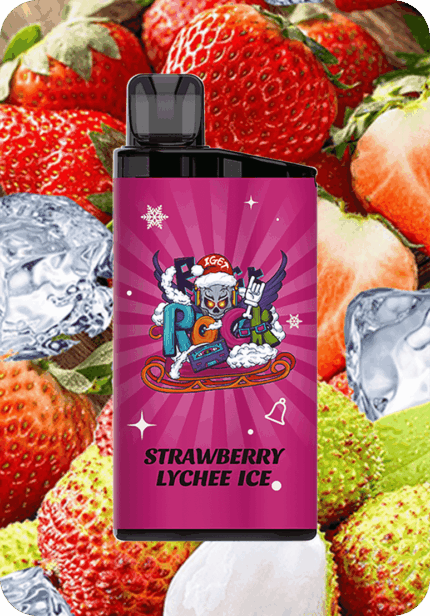 Strawberry Lychee Ice IGET Bar 3500 puffs sweet strawberry exotic lychee disposable vape Australia stock