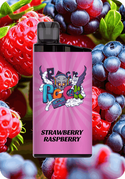 Strawberry Raspberry IGET Bar 3500 puffs sweet strawberry tangy raspberry disposable vape Australia stock