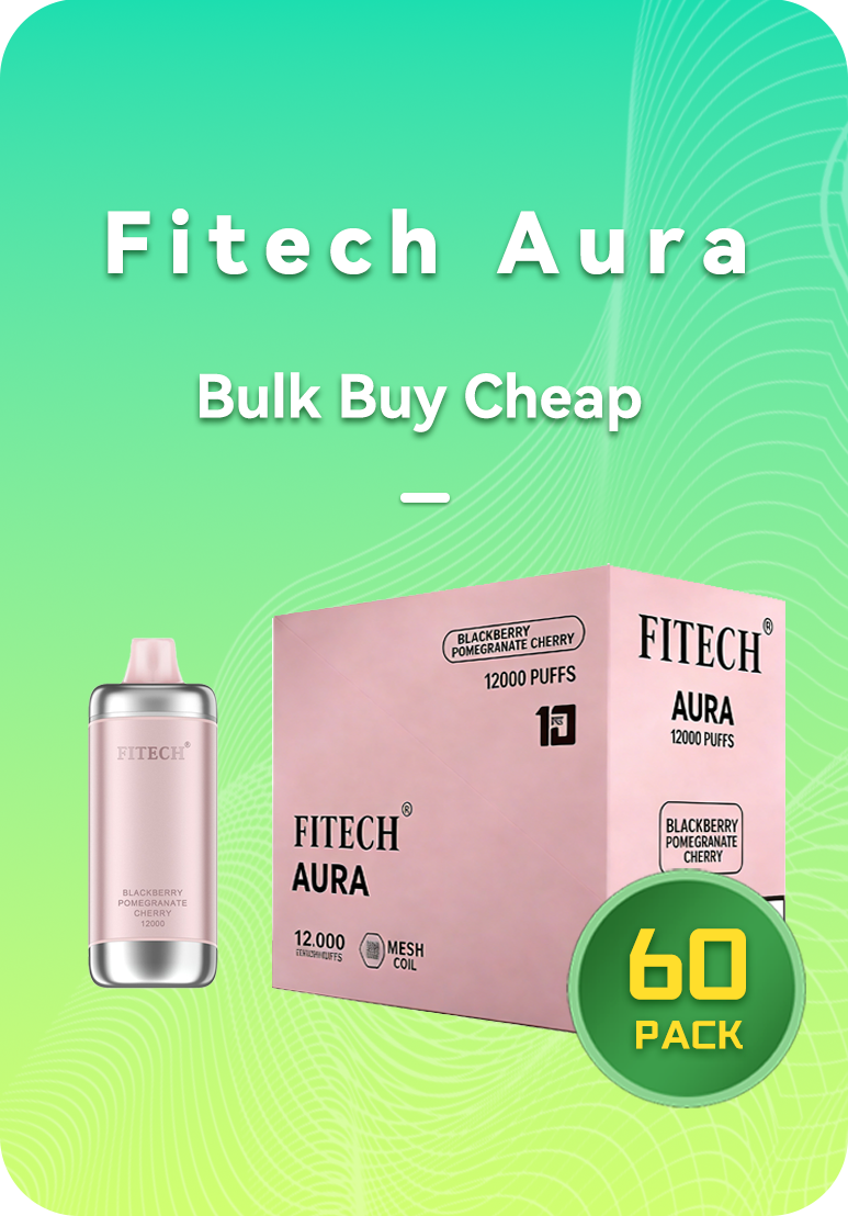 FITECH AURA 12K BULK 60 PACK Fitech Aura 12000 Puffs Bulk 60 Pack Bundle Australia Wholesale