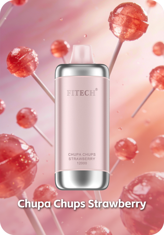 Fitech Aura 12000 Chupa Chups Strawberry Disposable Vape Australia