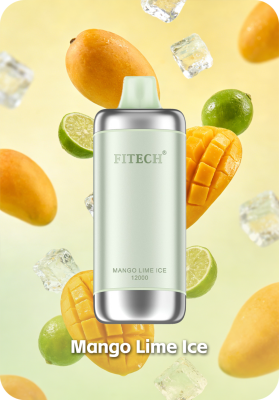 Fitech Aura 12000 Mango Lime Ice Smart Display Vape Australia