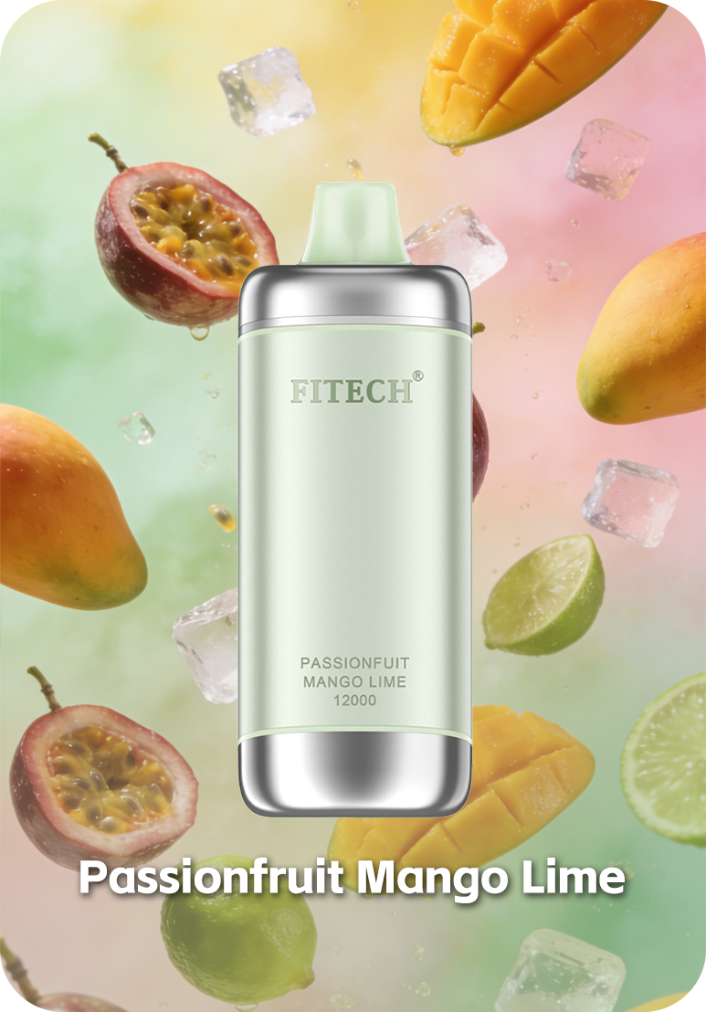 passionfruit mango lime Fitech Aura Fitech Aura 12000 Passionfruit Mango Lime Smart Display Vape AU Stock
