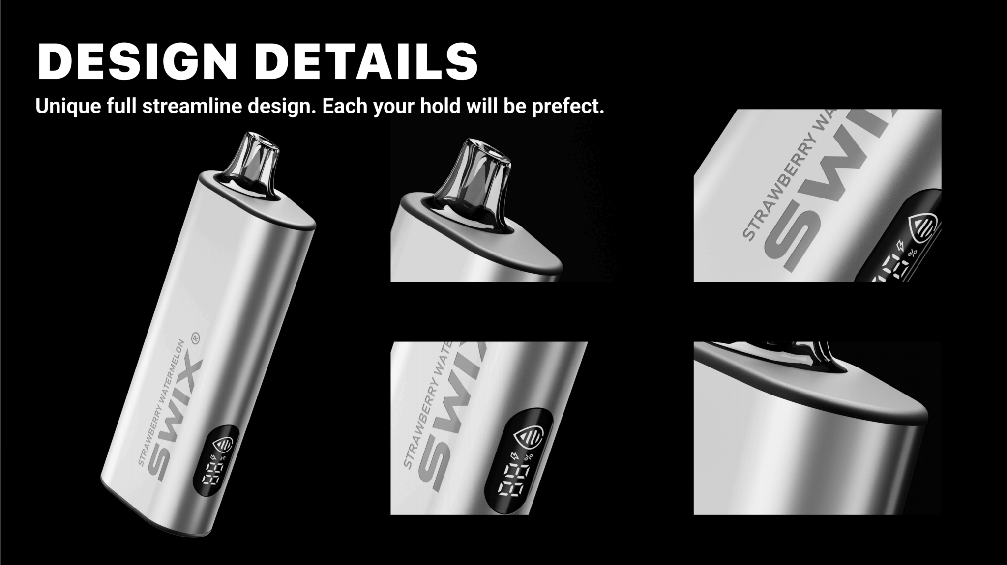 Assorted SWIX MATE fruit flavours: Black Cherry Pomegranate, Kiwi Mulberry, and Miami Mint