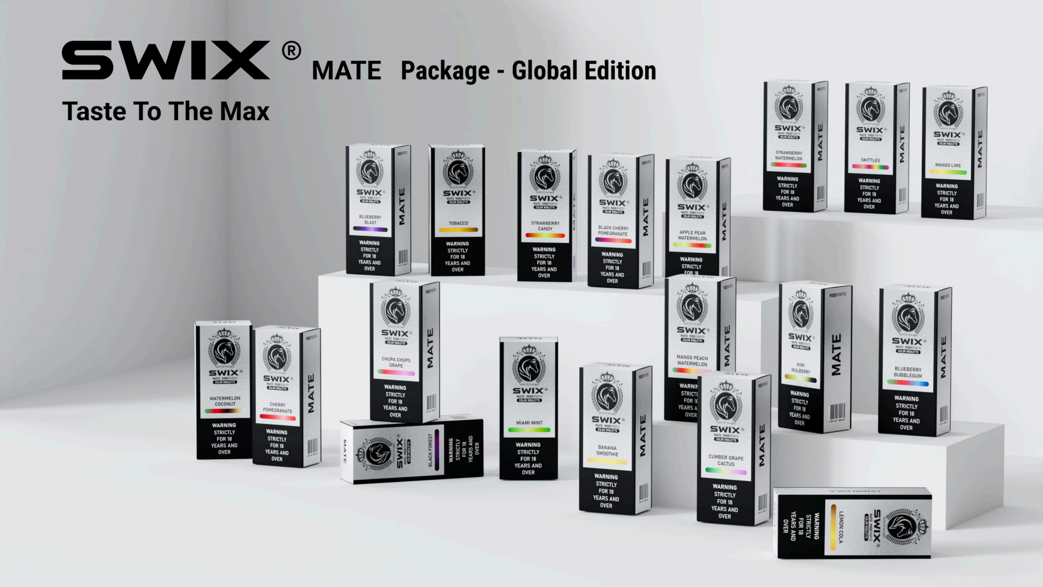 SWIX MATE Special Edition vape hardware with luxury chrome styling