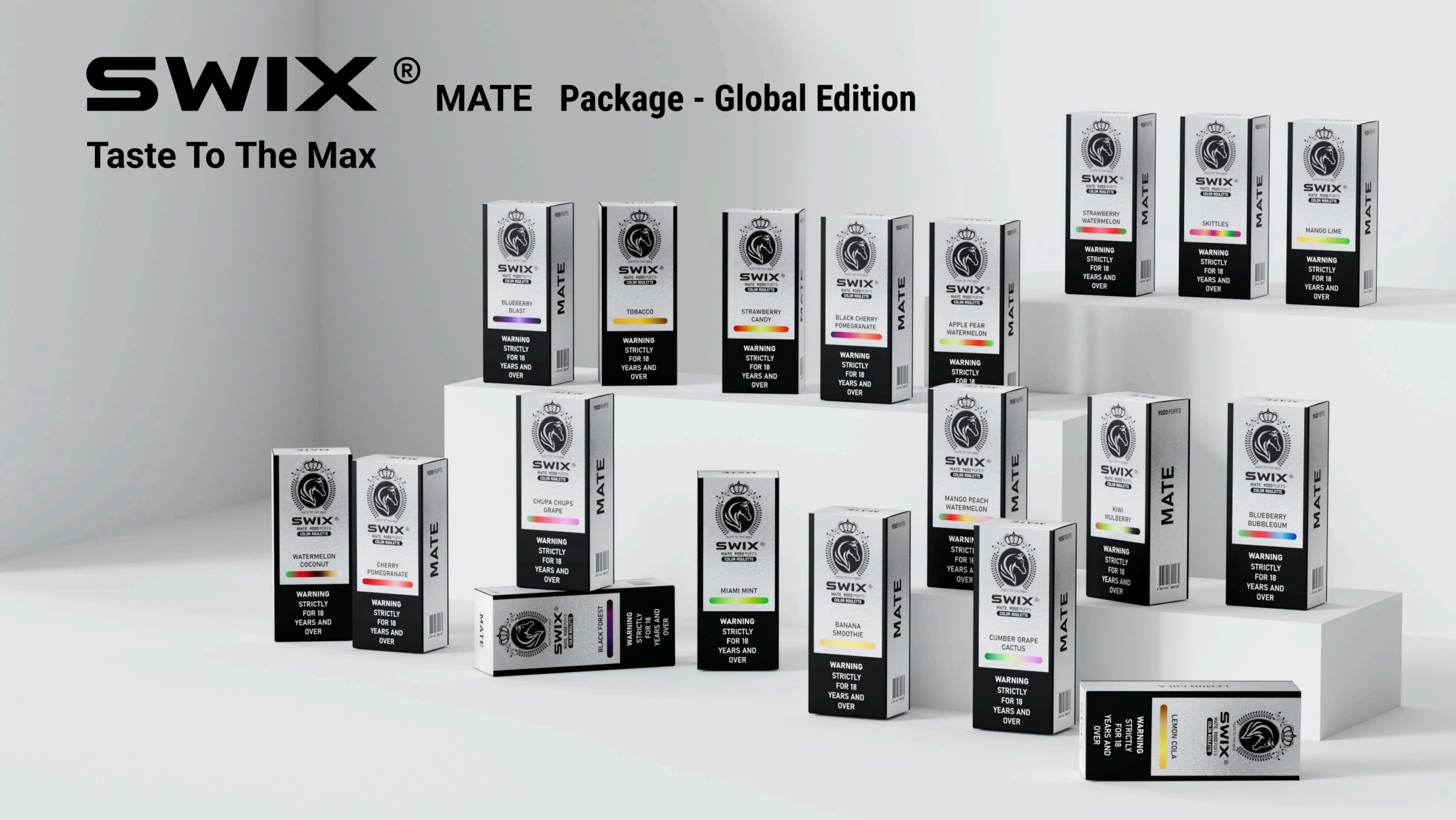 SWIX MATE Special Edition vape hardware with luxury chrome styling