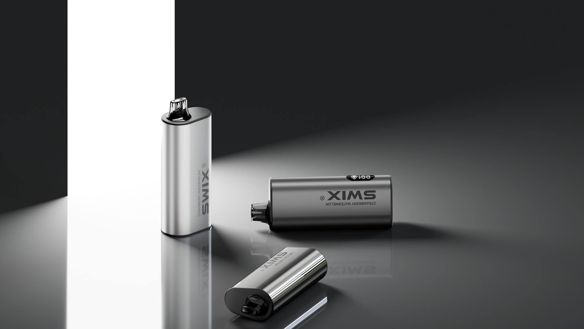 SWIX MATE 9000 puffs disposable vape with sleek metallic finish
