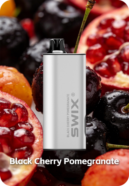 Black Cherry Pomegranate SWIX 9K 22ml e-liquid 2550mAh battery vape Australia