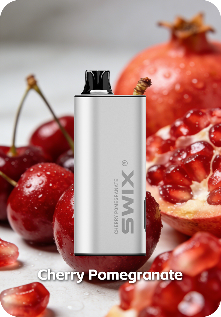 Cherry Pomegranate Swix (Silver) Cherry Pomegranate SWIX 9K 22ml e-liquid 2550mAh battery vape Australia