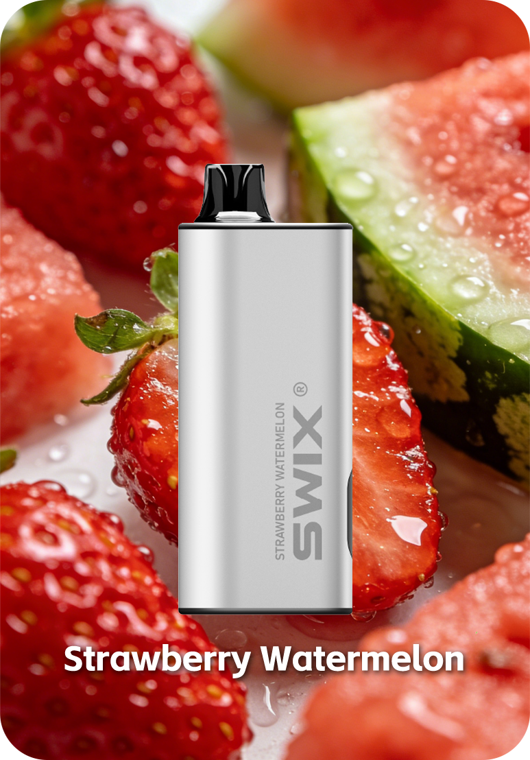 Strawberry Watermelon Swix (Silver) Strawberry Watermelon SWIX 9K 9000 puffs disposable vape Australia
