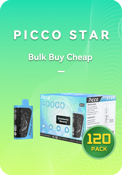 Picco Star 40K BULK 120 PACK Australia Wholesale