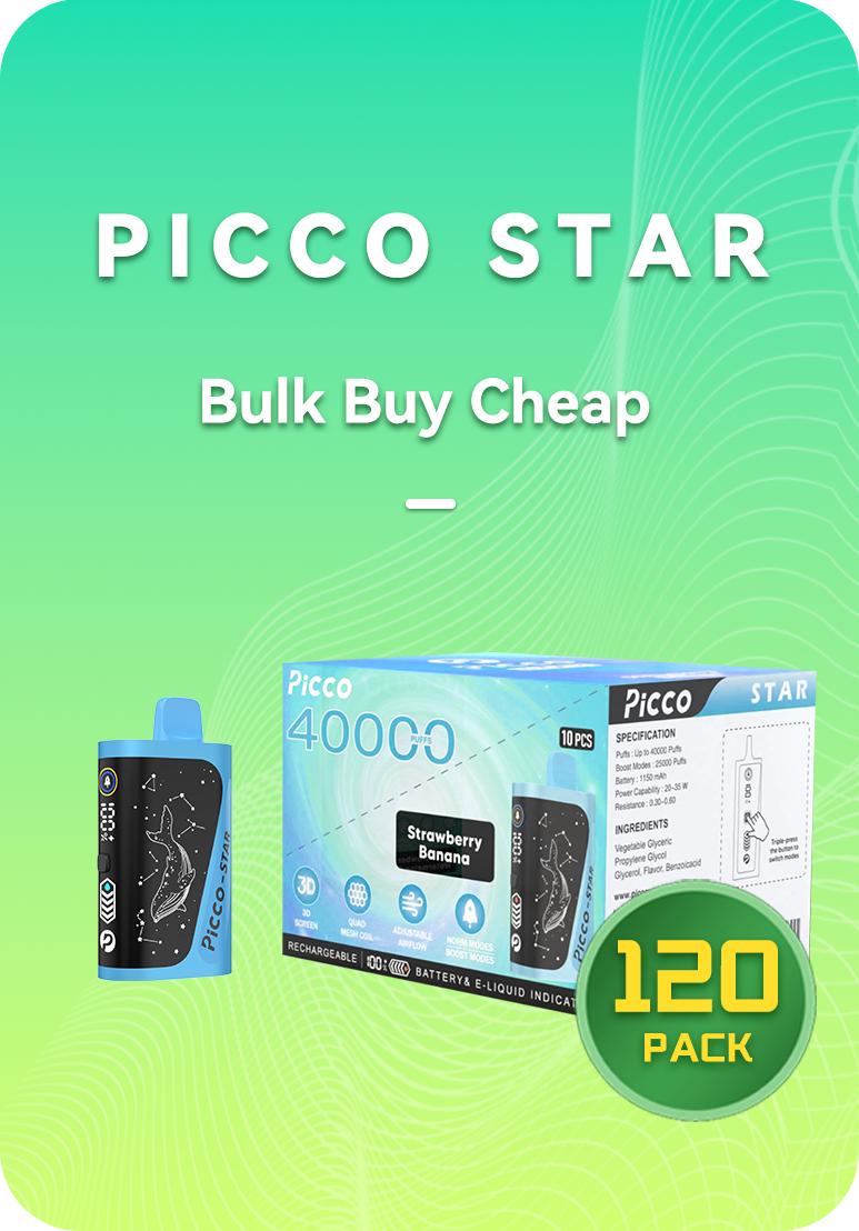 120只 Picco Star 40K BULK 120 PACK Australia Wholesale
