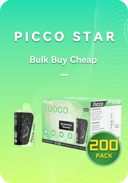 Picco Star 40K BULK 200 PACK Australia Wholesale