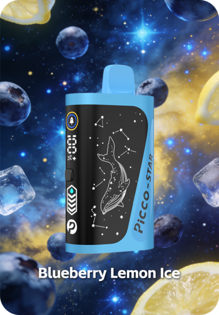 Blueberry Lemon Ice PICCO STAR 40K Australia Quad Mesh Coil 40000 Puffs