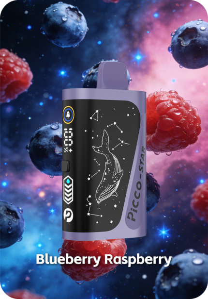 Blueberry Raspberry PICCO STAR 40K Australia Quad Mesh Coil 40000 Puffs