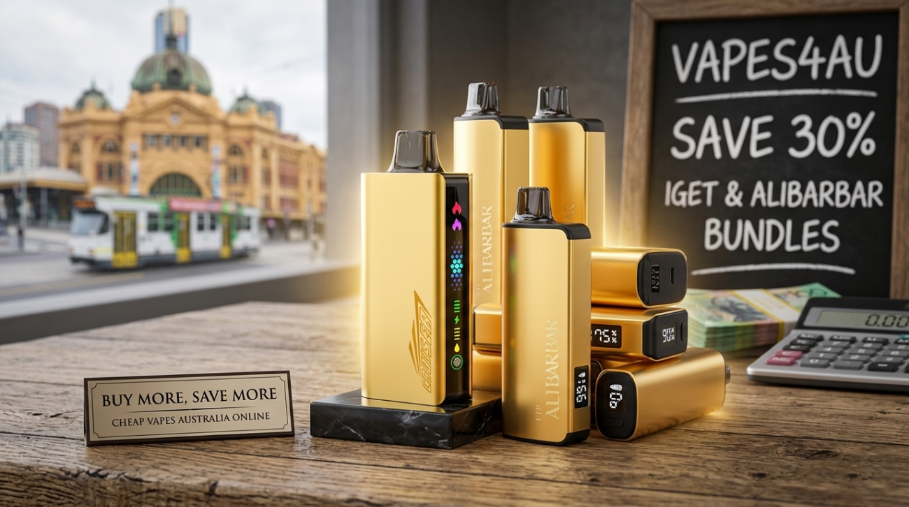Cheap Vapes Australia Online IGET 12K and Alibarbar 9K Bundle Deals