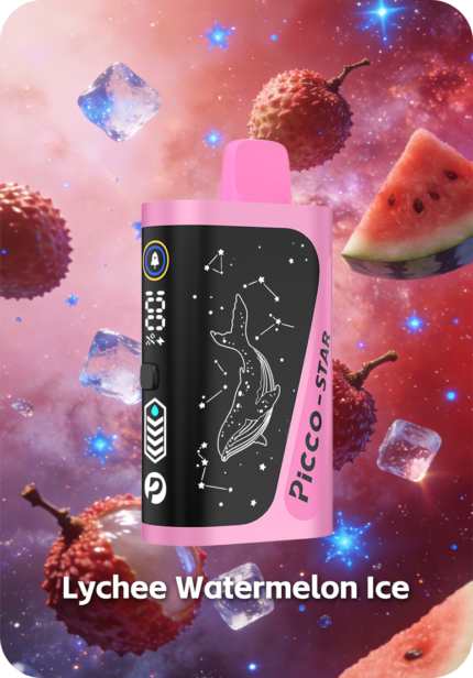 Lychee Watermelon Ice PICCO STAR 40K Australia 40,000 puffs smart LED display