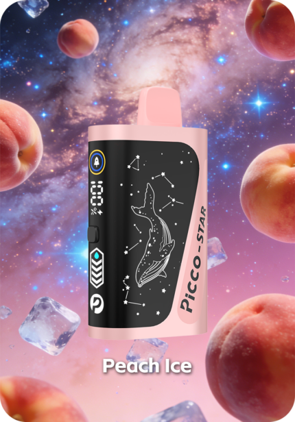 Peach Ice PICCO STAR 40K Australia Quad Mesh Coil 40000 Puffs