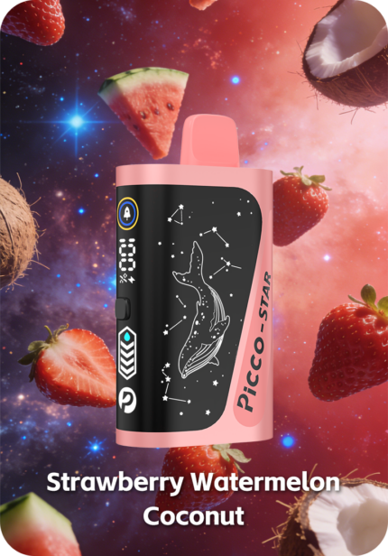 Strawberry Watermelon Coconut PICCO STAR 40K Australia Quad Mesh Coil 40000 Puffs
