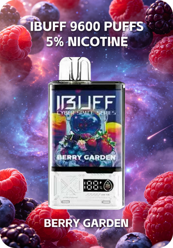 Berry Garden Ibuff 9600 Australia Mesh Coil 9600 Puffs Disposable Vape